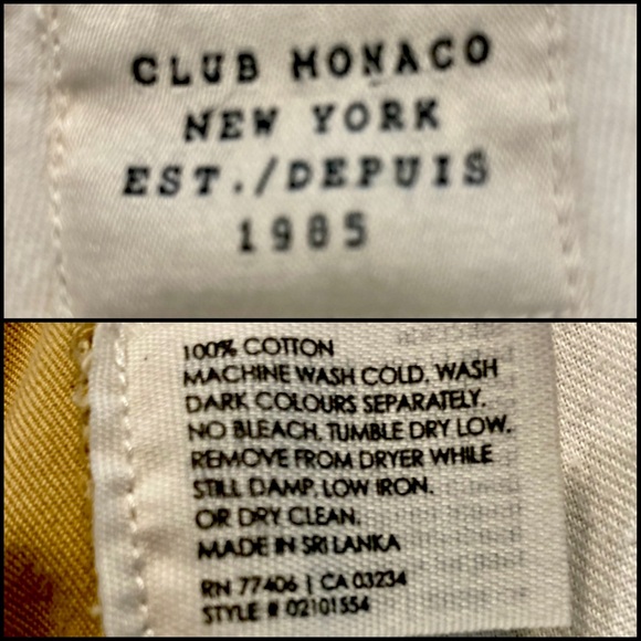 ❤️Club Monaco Chinos - Picture 7 of 7